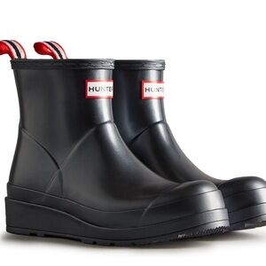 Hunter Play Short Sherpa Insulated Boot Black